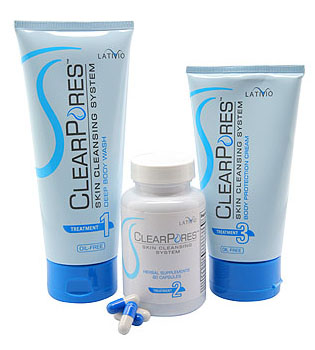 best acne skin care clearpores graphic